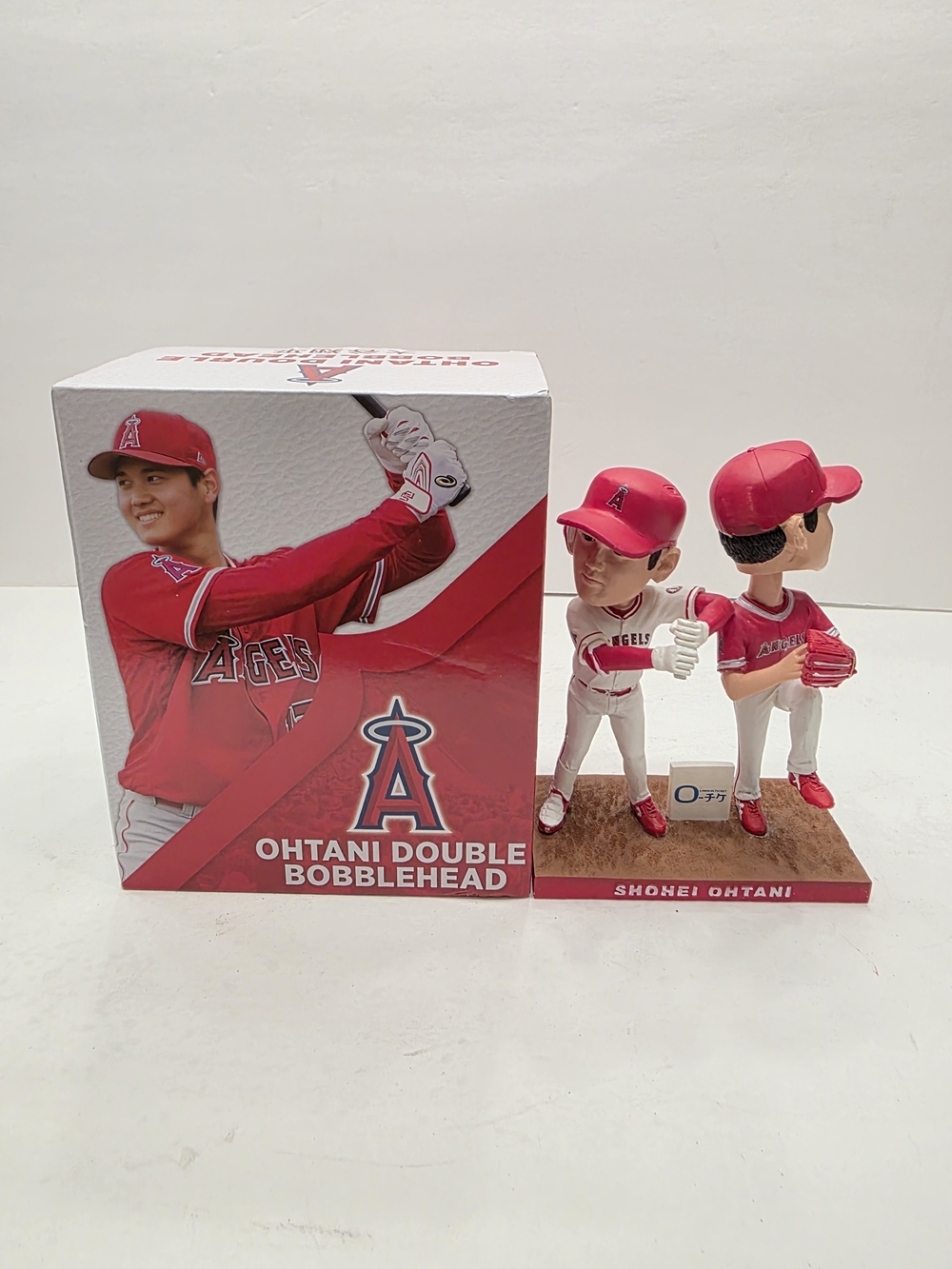 Shohei Ohtani Double Bobblehead - Los Angeles Angels Red/White